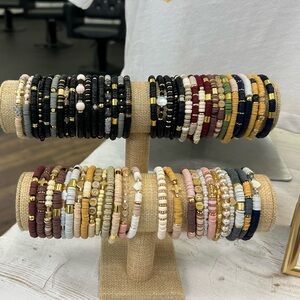 Colorful Beaded Bracelet Set